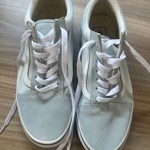 Light blue Old Skool Vans